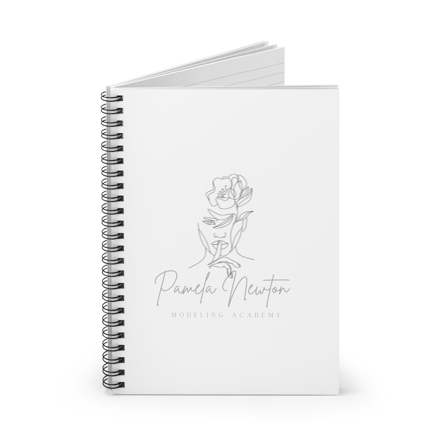 Pamela Newton Modeling Academy Spiral Notebook - Ruled Line