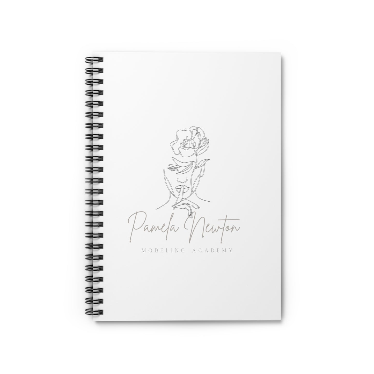 Pamela Newton Modeling Academy Spiral Notebook - Ruled Line