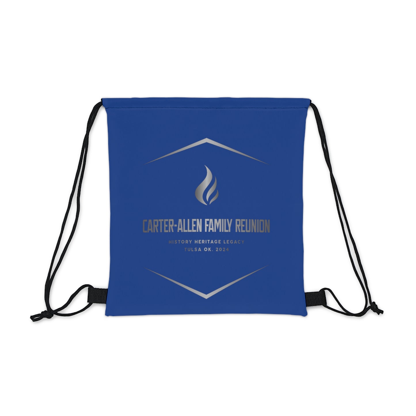 Carter-Allen Blue Outdoor Drawstring Bag