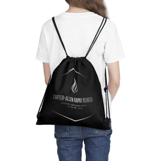 Carter-Allen Black Outdoor Drawstring Bag