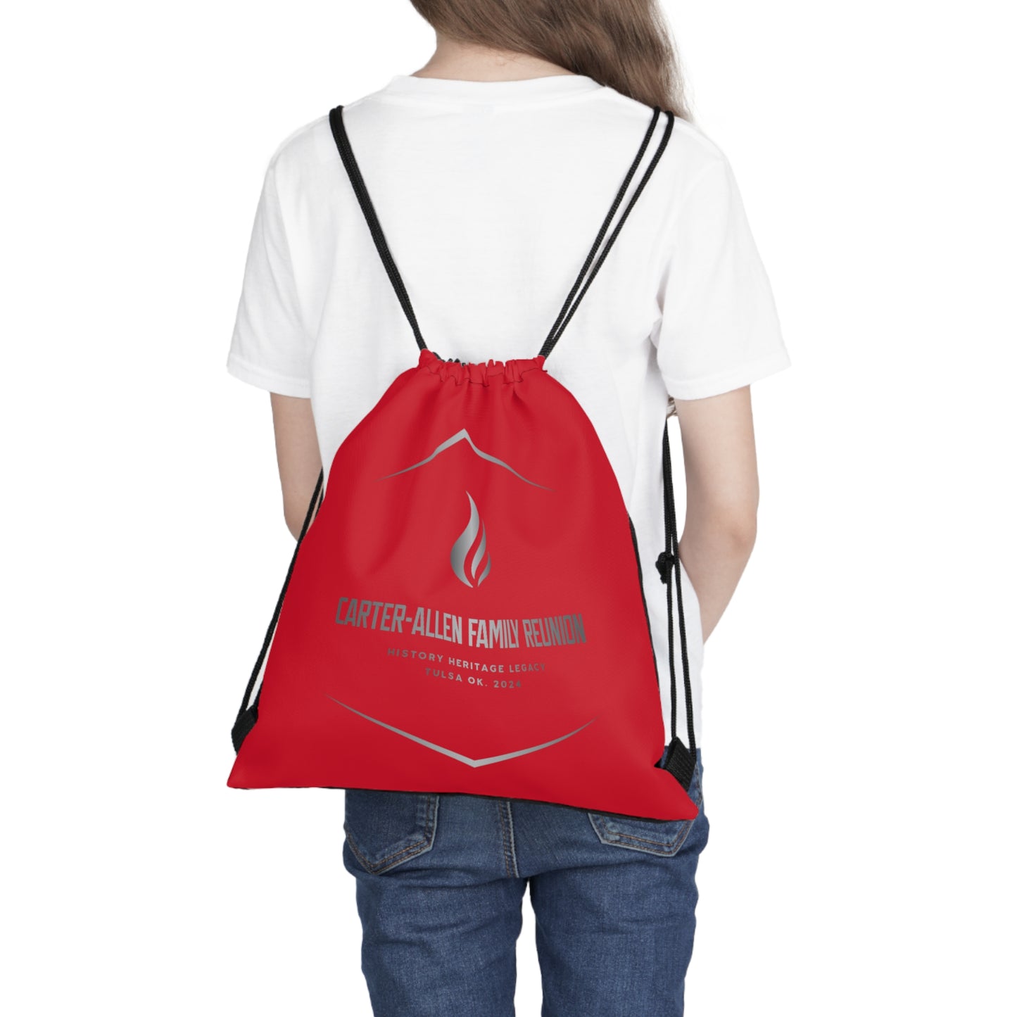 Carter-Allen Red Outdoor Drawstring Bag