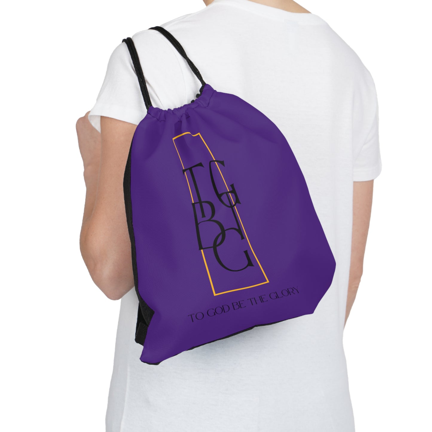 TGBTG Outdoor Drawstring Bag Purple