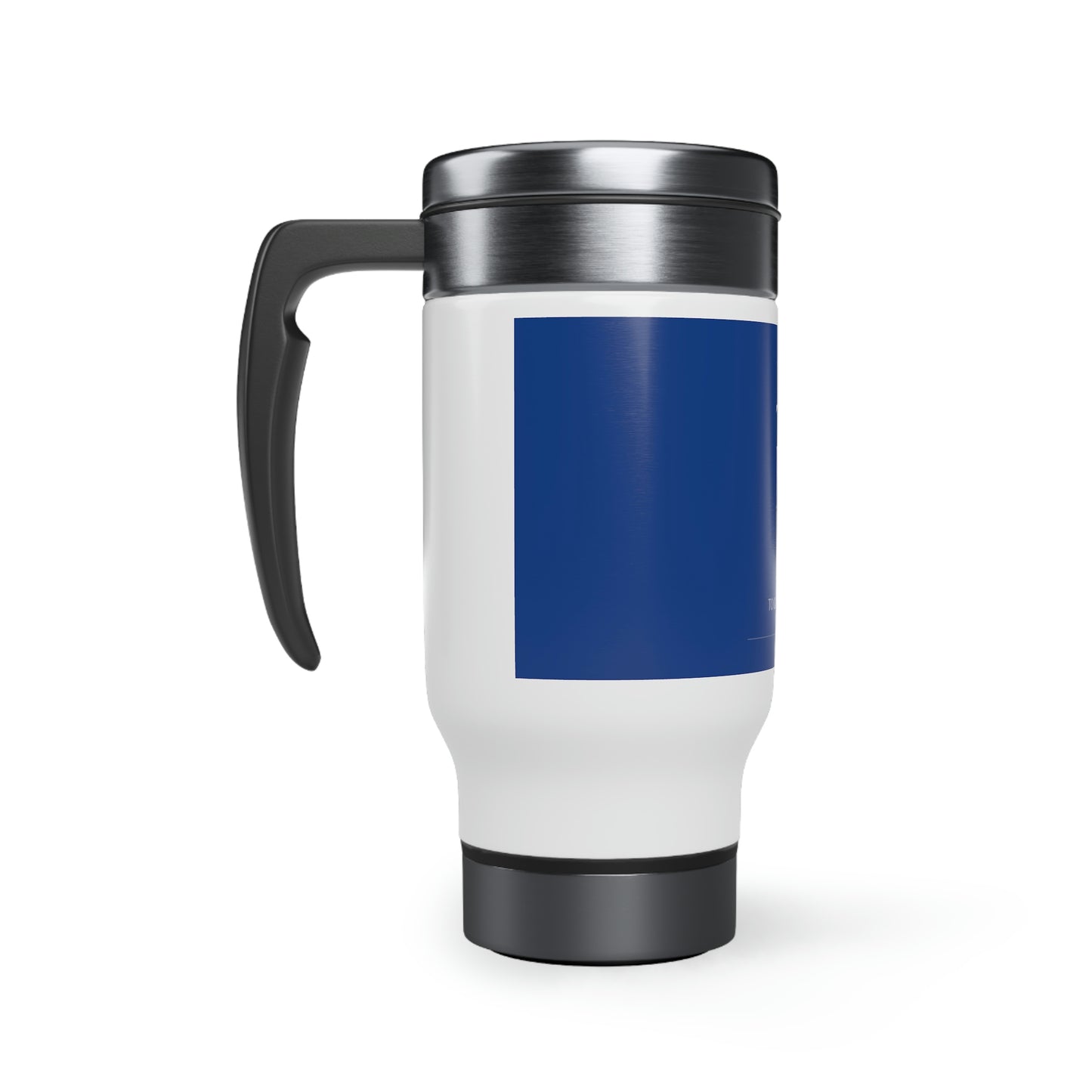 Blue TGBTG Stainless Steel Travel Mug with Handle, 14oz