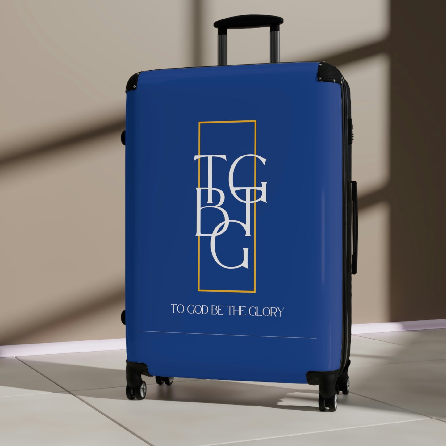 TGBTG White Lettering Suitcases