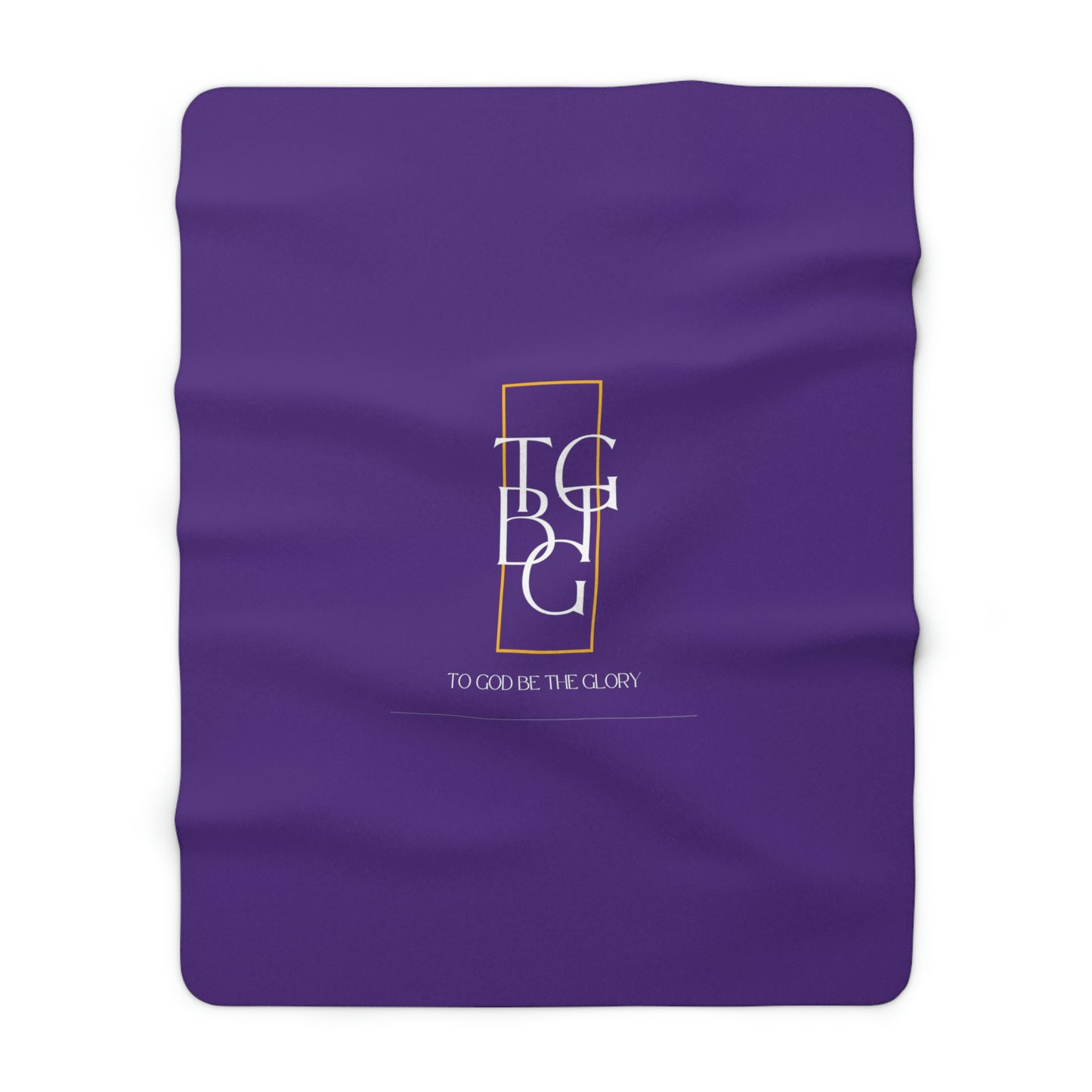 Purple  TGBTG Sherpa Fleece Blanket