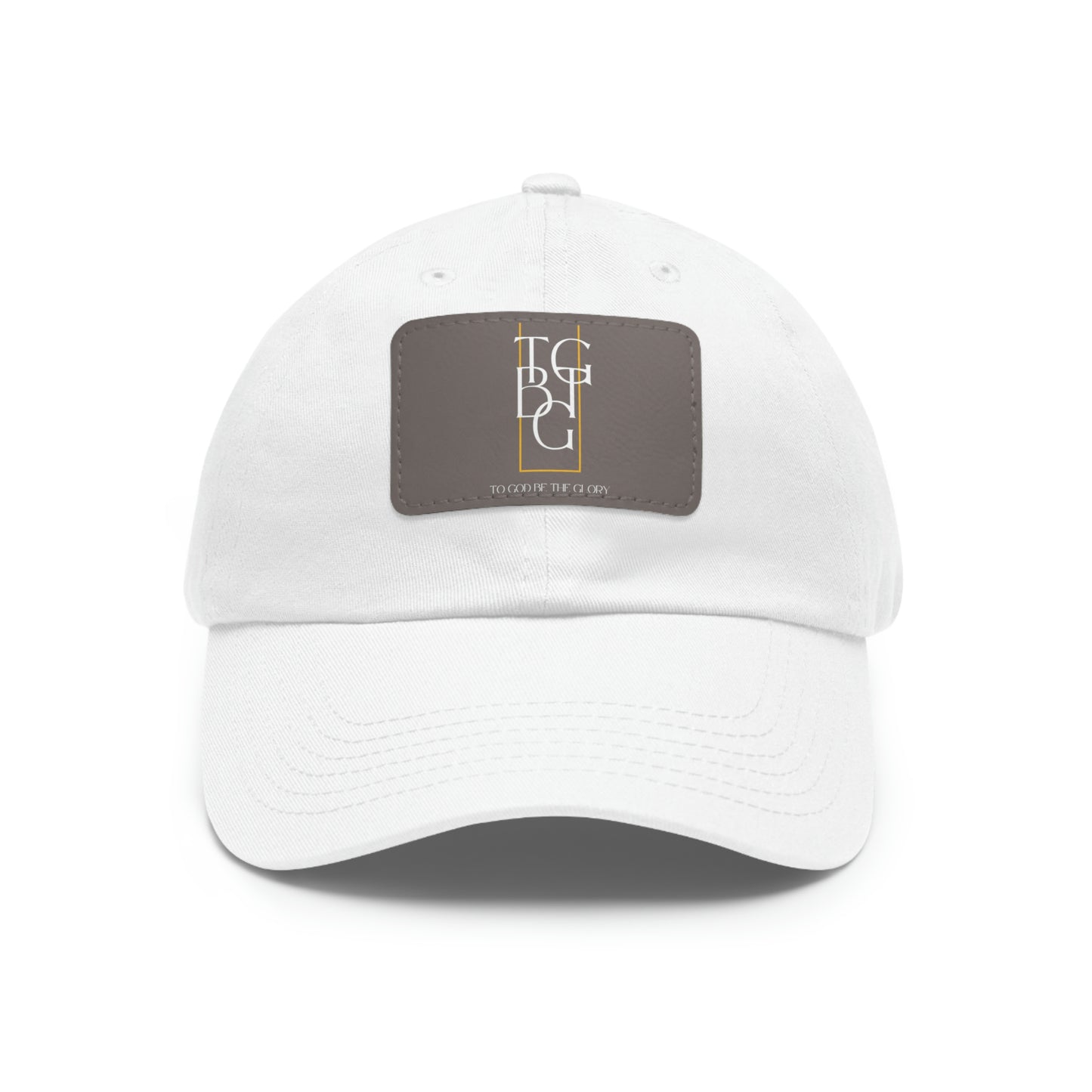 TGBTG Dad Hat with Leather Patch (Rectangle)