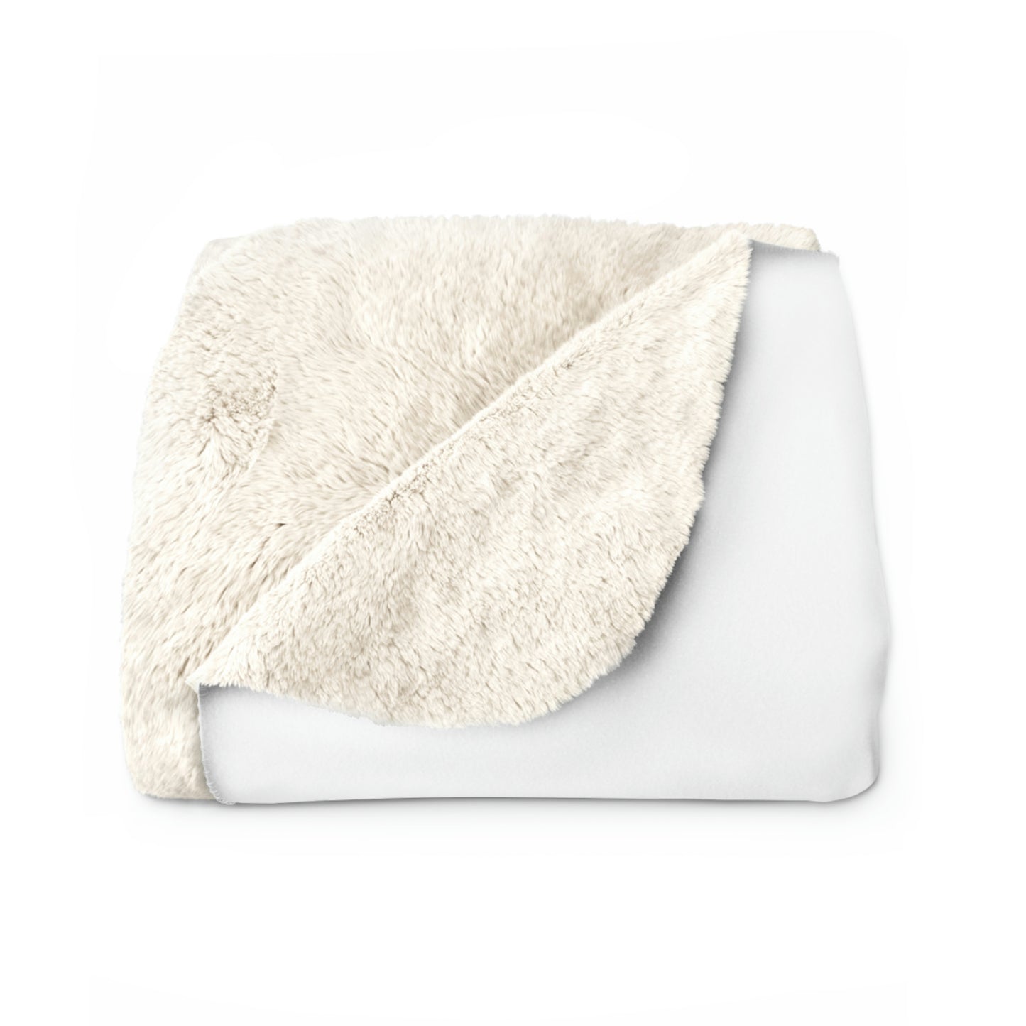 White TGBTG Sherpa Fleece Blanket